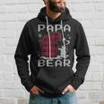 Xmas Papa Bear Pyjama Rot Büffel Plaid Eisbär Weihnachten Kapuzenpullover Geschenke für Ihn