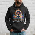 Yoga Total Solar Eclipse April 8Th 2024 Rochester Hoodie Gifts for Him