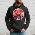 Zia-Symbol Im Retromodernenintage-Stil Im Bundesstaat New Mexico Hoodie Geschenke für Ihn