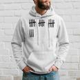 18Th Birthday Outfit 18 Years Old Tally Marks Anniversary Hoodie Gifts for Him