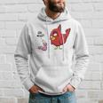 Äh Miau Bird And Wurm Fun Witz Gray S Hoodie Geschenke für Ihn