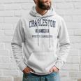 Charleston South Carolina Sc Vintage Athletic Sports Hoodie Gifts for Him