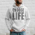 Choose Life Pro-Life Rétro Années 80 Sweat à capuche Cadeaux pour lui