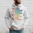 He Is Dad Brave Warrior Smart Wise Daddy Happy Father's Day Hoodie Gifts for Him