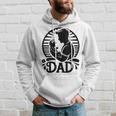 Damenatertag Erstes Mal Papa 2024 Soon To Be Dad New Dad Mit-Ausschnitt Kapuzenpullover Geschenke für Ihn