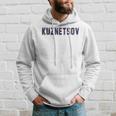 Distressed Kuznetsov Proud Family Last Name Surname Familia Hoodie Gifts for Him