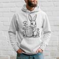 Easter Bunny Ausmalen Und Selbst Bemalen Hoodie Geschenke für Ihn