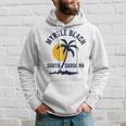 Family Vacation Retro Sunset South Carolina Myrtle Beach Hoodie Gifts for Him