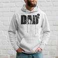 Father's Day Ater Werden Zweifacher Papa Zwei Kinder Hoodie Geschenke für Ihn