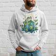 Frog Earth Day Frog Earth Day Green Themed Hoodie Gifts for Him