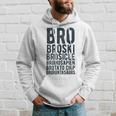 Brother Bro Names Sibling Family Or Friends Hoodie Gifts for Him