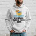 Cruise Ship Humour Whatever Floats Your Boat Cruising Hoodie Gifts for Him
