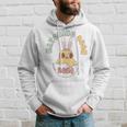 Groovy Hatching Soon Pregnancy Easter Pregnancy Announcement Hoodie Gifts for Him