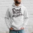 Herren Dad Life Dad Mode Aktiviertes Zitatatertag Papa Bod Raglan Kapuzenpullover Geschenke für Ihn