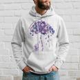 Keep Memories Alive Purple Elephant Alzheimer's Awareness Hoodie Gifts for Him