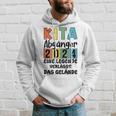 Kinder Kita Abgänger 2024 Schulkind Einschulung Schule Letzter Tag Hoodie Geschenke für Ihn