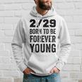 Leap Year Birthday Forever Young Leapling Hoodie Gifts for Him