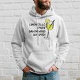 Limoncello Spritz Davon Werd Ich Spitz Lemon Love Trink Fan Hoodie Geschenke für Ihn