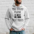 Mein Innerer Monk Zuckt Nervös Hoodie Geschenke für Ihn