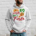 No Siesta Let's Celebrate Mexican Maracas Sombrero Kapuzenpullover Geschenke für Ihn