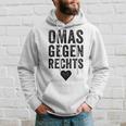 With 'Omas Agegen Richs' Anti-Rassism Fck Afd Nazis Hoodie Geschenke für Ihn
