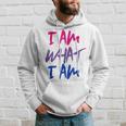 I Am What I Am I Am Flag For Bisexual Hoodie Geschenke für Ihn