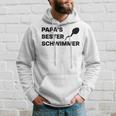 Papa's Bester Schwimmer X Lecker Bierchen Party Outfit Kapuzenpullover Geschenke für Ihn