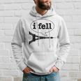 Paris I Fell Tower Eiffel France Souvenir French Hoodie Gifts for Him