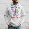 Party In The Usa Hot Dog Lover Usa 4Th Of July Hoodie Gifts for Him