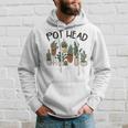 Plant Lover Gardener Pot Head Succulent Hoodie Gifts for Him