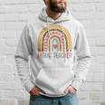 Profesor Infantil 100º Día De Escuela Arco Iris Sudadera Regalos para él