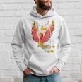 Rainbow Phoenix Fire Bird Hoodie Gifts for Him