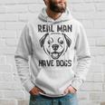 Real Have Dogs Hunde Hunde Papa Dog Geschenkidee Kapuzenpullover Geschenke für Ihn