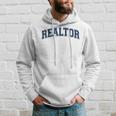 Realtor Real Estate Agent Broker Varsity Style Hoodie Gifts for Him