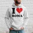 Red Heart I Love Roma Hoodie Gifts for Him