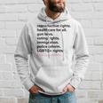 Reproductive Rights Healthcare For All Gun Laws Hoodie Gifts for Him