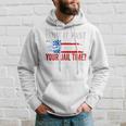 Retro Isn't It Past Your Jail Time Vintage American Flag Hoodie Gifts for Him