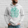 Retro Tanned And Tipsy Beach Summer Vacation Hoodie Gifts for Him