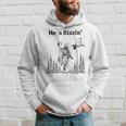 He Is Risen Easter Jesus Playing Basketball He Is Rizzin Hoodie Gifts for Him