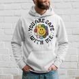 You Are Safe With Me Lgbtq Pride Ally Smile Face Back Hoodie Gifts for Him