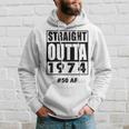 Straight Outta 1974 50 50Th Birthday Hoodie Gifts for Him