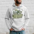 Support Your Local Farmers Market Vintage Tractor Retro Hoodie Gifts for Him