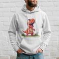 T-Rex 2Nd Birthday Dino Ich Bin Schon 2 Jahre Alt German Langu Hoodie Geschenke für Ihn