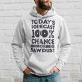 Today's Forecast WoodworkingWoodworker Dad Hoodie Gifts for Him