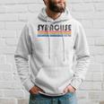 Vintage 1980S Style Syracuse New York Hoodie Gifts for Him