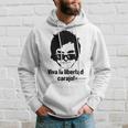 Viva La Libertad Carajo La Libertad Avanza Javier Milei Gray Hoodie Geschenke für Ihn