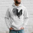 Year Of The Rooster Horoscope Vintage Distressed Hoodie Gifts for Him