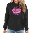 100 Days Smarter Pink Teacher Girls 100 Days Of School Women Hoodie