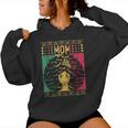 Afro African American Mom Black History Month Mother Women Hoodie