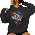 Ah Lgbt Gay Pride Jesus Rainbow Flag Women Hoodie